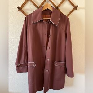 Lovely Vintage ‘60s/‘70s Women's Coat in Mauve